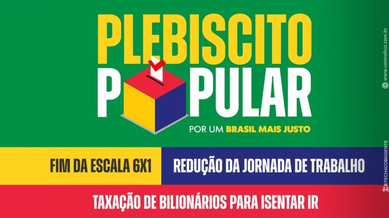 Plebiscito Popular 2025: Contraf-CUT incentiva a participação da categoria no levantamento