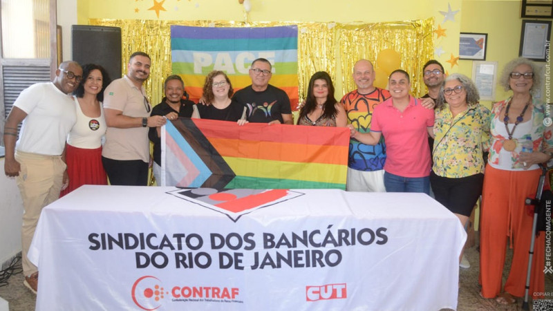 Contraf-CUT participa do 1º Encontro LGBTQIA+ das Bancárias e Bancários do RJ Contraf-CUT participa do 1º Encontro LGBTQIA+ das Bancárias e Bancários do RJ