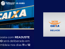 Saúde Caixa: Proposta com reajuste zero será deliberada em assembleia nos dias 11 e 12 de Novembro. Saúde Caixa: Proposta com reajuste zero será deliberada em assembleia nos dias 11 e 12 de Novembro.
