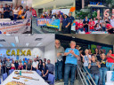 Manifestações em todo o país celebram os 165 anos da Caixa e defendem seu papel social
