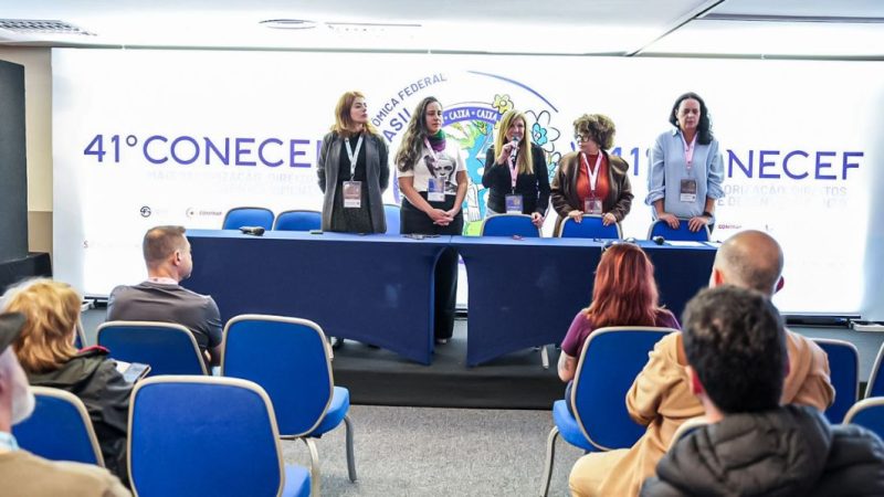 41º Conecef é aberto com manifesto de tolerância zero à violência e ao assédio 41º Conecef é aberto com manifesto de tolerância zero à violência e ao assédio