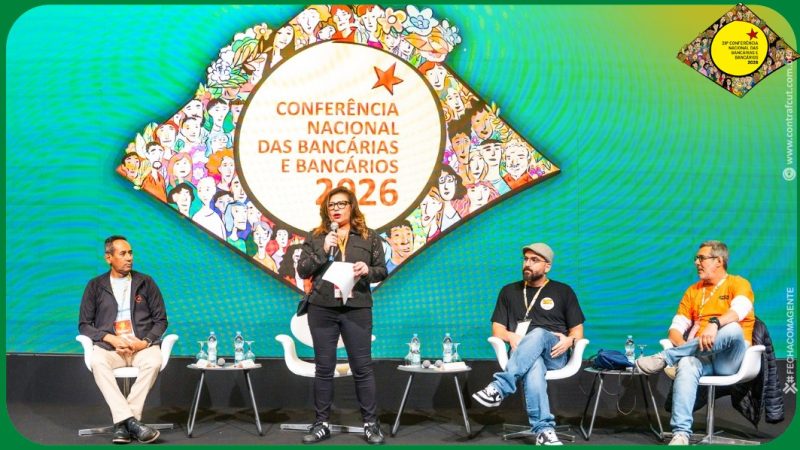 Categoria debate sobre estratégia de comunicação e organização durante 28ª Conferência Nacional dos Bancários