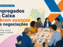 Após seis rodadas, empregados cobram da Caixa avanços nas principais reivindicações Após seis rodadas, empregados cobram da Caixa avanços nas principais reivindicações