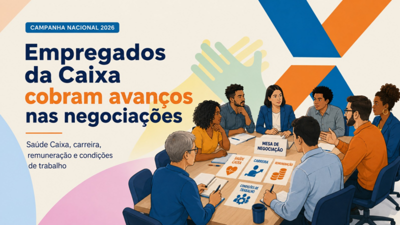 Após seis rodadas, empregados cobram da Caixa avanços nas principais reivindicações Após seis rodadas, empregados cobram da Caixa avanços nas principais reivindicações